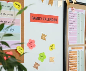Does your family run on a host of pieces of paper stuck to the wall? There's an app for that. Photo courtesy of Pixelshot via Canva