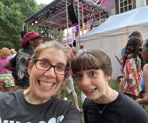 Middle schoolers can be so much fun to hang out with! Photo by the author