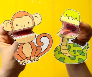 Delight kids with printable finger puppets. Photo courtesy of Easy Peasy Play