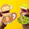 Delight kids with printable finger puppets. Photo courtesy of Easy Peasy Play