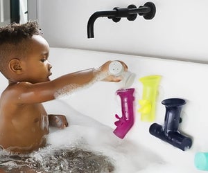 Take water play to the next level with Boon Building Bath Pipes.