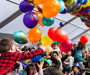  Noon Yards  Eve features dancing, games, and a balloon drop when the clock strikes noon. Photo courtesy of The Yards DC