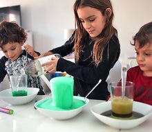 Creating a baking soda volcano is a classic science experiment for kids. Photo by Sara Marentette Nighswander