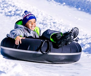 Some of the tube lanes at Mt. Baldy are as long as 150 feet! Photo courtesy of Mt. Baldy Snow Play Park