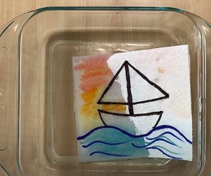 Blow your kids' minds with the magic of paper towel art. 