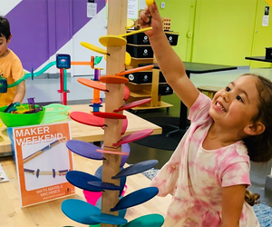 Kids under 1 are FREE hours at the Westchester Children’s Museum. Photo courtesy of the museum